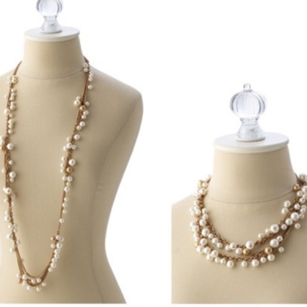 Stella & Dot Gabrielle Pearl Necklace for holidays